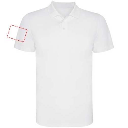 Monzha Sport Poloshirt Für Kinder , weiss, Piqué Strick 100% Polyester, 150 g/m2, 12, , Bild 21