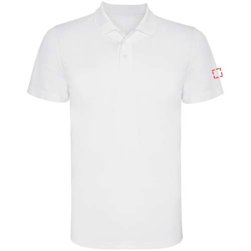 Monzha Sport Poloshirt Für Kinder , weiß, Piqué Strick 100% Polyester, 150 g/m2, 12, , Bild 18