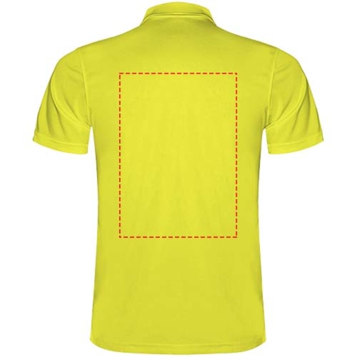 Monzha Sport Poloshirt Für Kinder , fluor yellow, Piqué Strick 100% Polyester, 150 g/m2, 12, , Bild 10