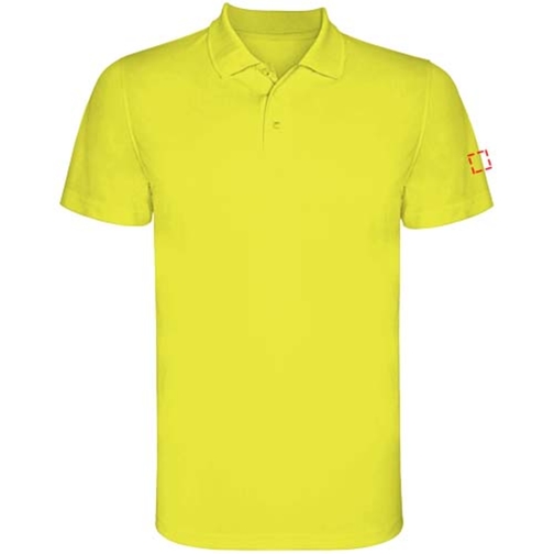 Monzha Sport Poloshirt Für Kinder , fluor yellow, Piqué Strick 100% Polyester, 150 g/m2, 8, , Bild 10