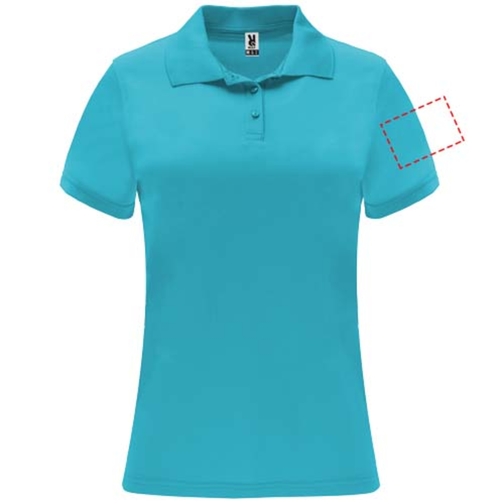 Monzha Sport Poloshirt Für Damen , türkis, Piqué Strick 100% Polyester, 150 g/m2, XL, , Bild 17