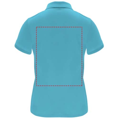 Monzha Sport Poloshirt Für Damen , türkis, Piqué Strick 100% Polyester, 150 g/m2, L, , Bild 7