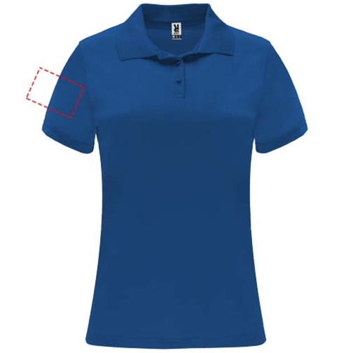 Monzha Sport Poloshirt Für Damen , royal, Piqué Strick 100% Polyester, 150 g/m2, 2XL, , Bild 17