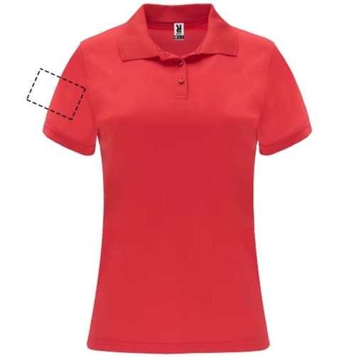 Monzha Sport Poloshirt Für Damen , rot, Piqué Strick 100% Polyester, 150 g/m2, 2XL, , Bild 19