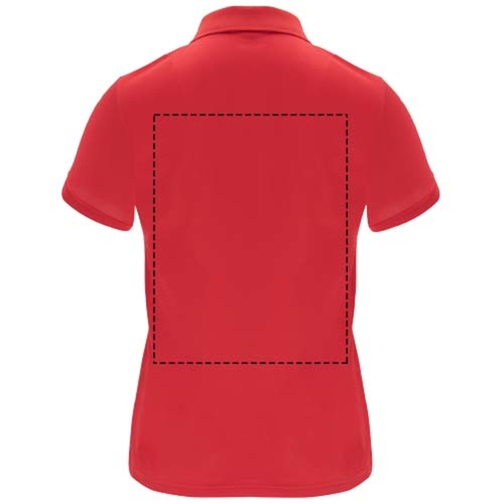 Monzha Sport Poloshirt Für Damen , rot, Piqué Strick 100% Polyester, 150 g/m2, 2XL, , Bild 15