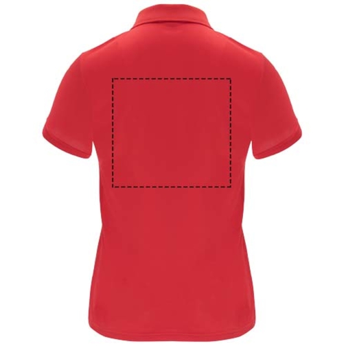 Monzha Sport Poloshirt Für Damen , rot, Piqué Strick 100% Polyester, 150 g/m2, 2XL, , Bild 7