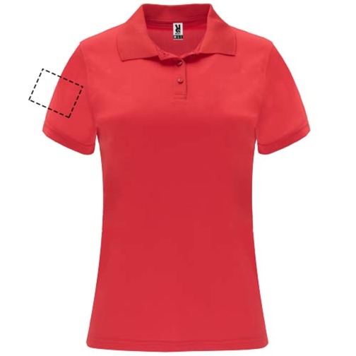 Monzha Sport Poloshirt Für Damen , rot, Piqué Strick 100% Polyester, 150 g/m2, M, , Bild 21