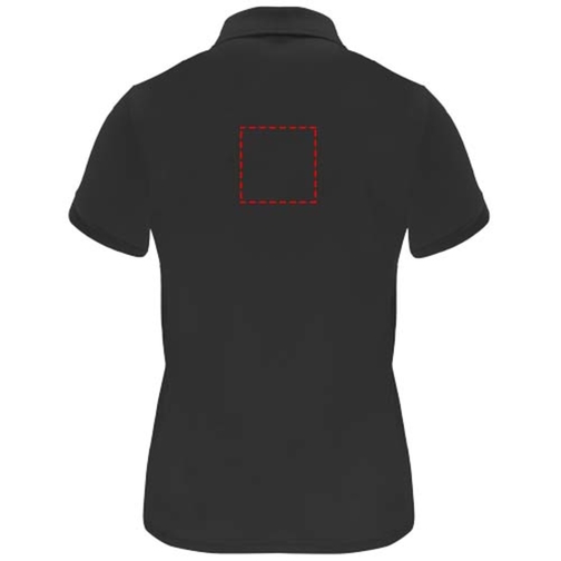 Monzha Sport Poloshirt Für Damen , schwarz, Piqué Strick 100% Polyester, 150 g/m2, 2XL, , Bild 6