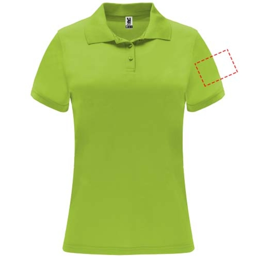 Monzha Sport Poloshirt Für Damen , lime / green lime, Piqué Strick 100% Polyester, 150 g/m2, XL, , Bild 7