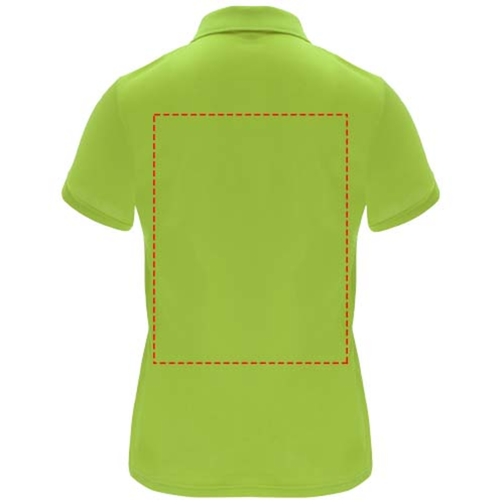 Monzha Sport Poloshirt Für Damen , lime / green lime, Piqué Strick 100% Polyester, 150 g/m2, L, , Bild 6
