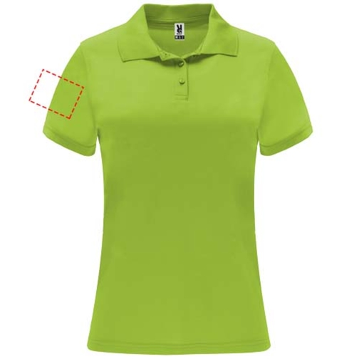 Monzha Sport Poloshirt Für Damen , lime / green lime, Piqué Strick 100% Polyester, 150 g/m2, L, , Bild 9