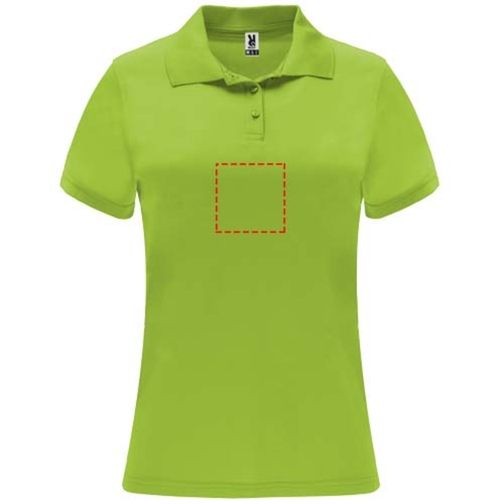Monzha Sport Poloshirt Für Damen , lime / green lime, Piqué Strick 100% Polyester, 150 g/m2, S, , Bild 19