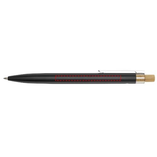 Nooshin Kugelschreiber Aus Recyceltem Aluminium , schwarz, Recycled Aluminium, 14,00cm (Länge), Bild 6