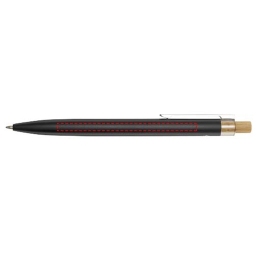 Nooshin Kugelschreiber Aus Recyceltem Aluminium , schwarz, Recycled Aluminium, 14,00cm (Länge), Bild 7