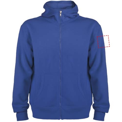 Montblanc bluza unisex z kapturem z suwakiem na całej długości, Obraz 9