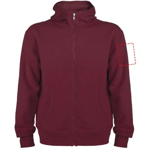 Montblanc bluza unisex z kapturem z suwakiem na całej długości, Obraz 23