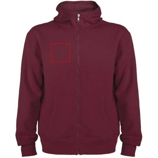 Montblanc bluza unisex z kapturem z suwakiem na całej długości, Obraz 26