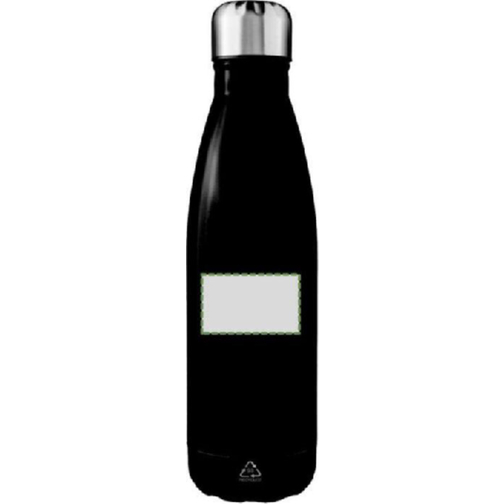 Gourde simple paroi en acier inoxydable recyclé de 650 ml Cliff, Image 3