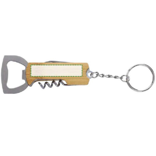Porte-clés décapsuleur en bambou Stuart, Image 11