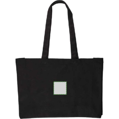 Sac shopping en coton Oeko-Tex 280 g/m2 Hugh, Image 7