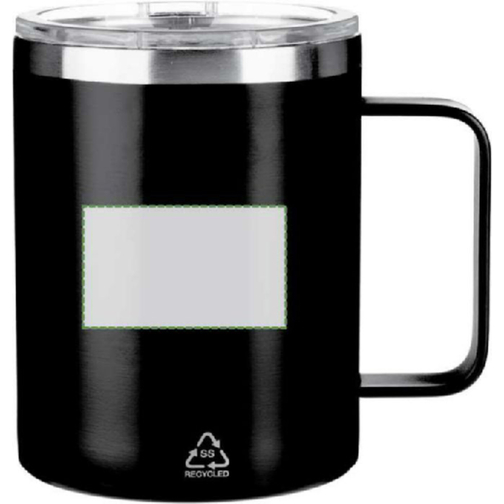 Mug double paroi en acier inoxydable Renate, Image 2