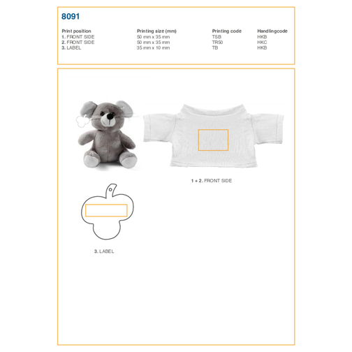 Peluche souris Lia, Image 4