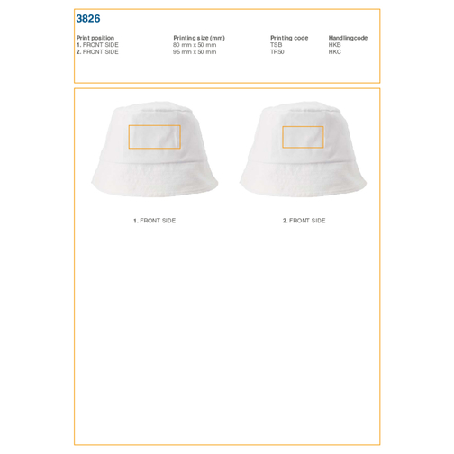 Cappellino pescatore, in cotone Felipe, Immagine 2