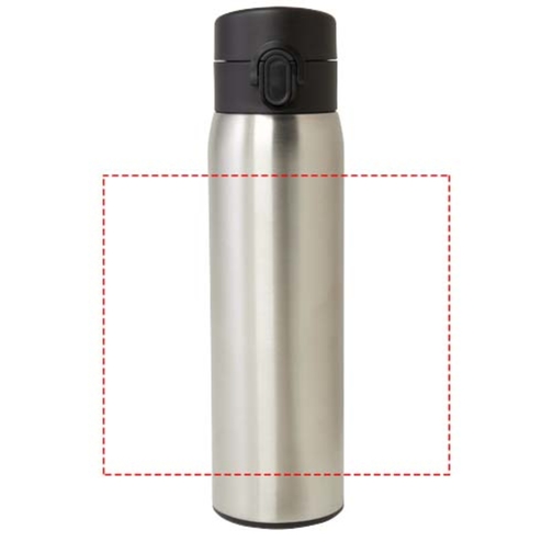 Sika 450 Ml RCS-zertifizierte Isolierflasche Aus Recyceltem Edelstahl , silber, Recycled stainless steel, Recycelter PP Kunststoff, 6,90cm x 21,40cm x 6,90cm (Länge x Höhe x Breite), Bild 8