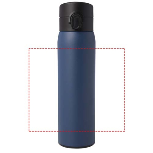 Sika 450 Ml RCS-zertifizierte Isolierflasche Aus Recyceltem Edelstahl , ozeanblau, Recycled stainless steel, Recycelter PP Kunststoff, 6,90cm x 21,40cm x 6,90cm (Länge x Höhe x Breite), Bild 7