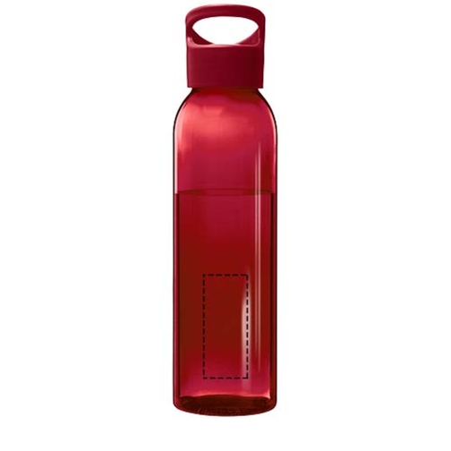 Sky  650 Ml Sportflasche Aus Recyceltem Kunststoff , rot, Recycelter PET Kunststoff, Recycelter PP Kunststoff, 6,75cm x 25,40cm x 6,75cm (Länge x Höhe x Breite), Bild 7