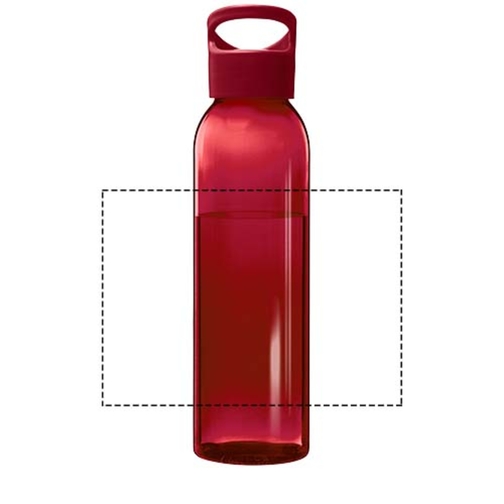 Sky  650 Ml Sportflasche Aus Recyceltem Kunststoff , rot, Recycelter PET Kunststoff, Recycelter PP Kunststoff, 6,75cm x 25,40cm x 6,75cm (Länge x Höhe x Breite), Bild 8