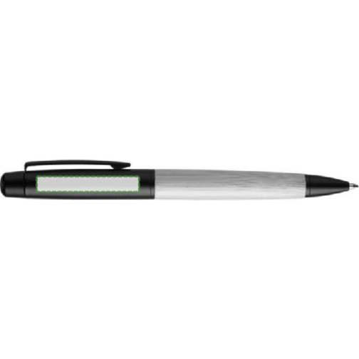 Stylo bille twist en acier inoxydable et bambou Anke, Image 6