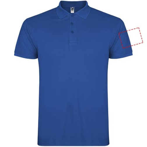 Star Poloshirt Für Kinder , royal, Piqué Strick 100% Baumwolle, 200 g/m2, 11/12, , Bild 6