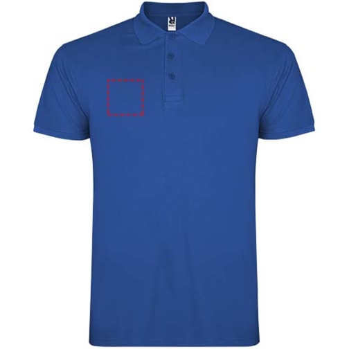 Star Poloshirt Für Kinder , royal, Piqué Strick 100% Baumwolle, 200 g/m2, 11/12, , Bild 9