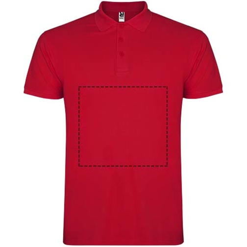 Star Poloshirt Für Kinder , rot, Piqué Strick 100% Baumwolle, 200 g/m2, 11/12, , Bild 22