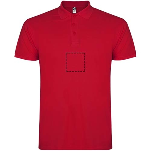 Star Poloshirt Für Kinder , rot, Piqué Strick 100% Baumwolle, 200 g/m2, 11/12, , Bild 18
