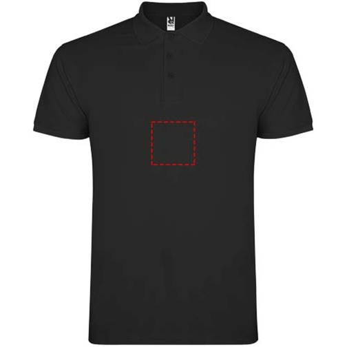 Star Poloshirt Für Kinder , schwarz, Piqué Strick 100% Baumwolle, 200 g/m2, 11/12, , Bild 23