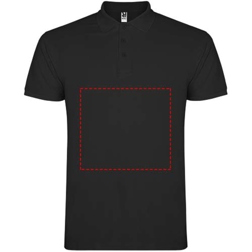 Star Poloshirt Für Kinder , schwarz, Piqué Strick 100% Baumwolle, 200 g/m2, 11/12, , Bild 24