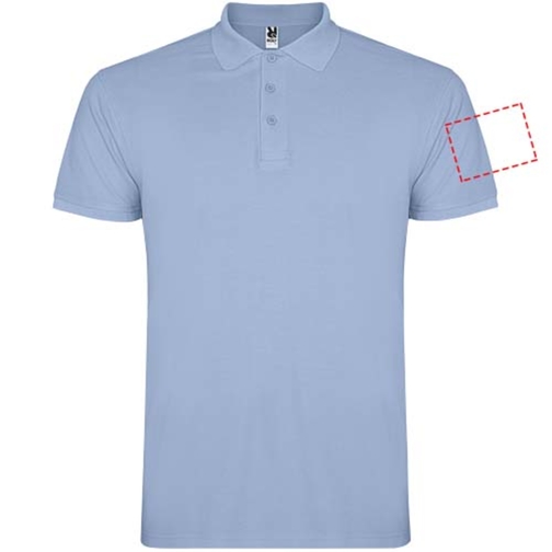 Star Poloshirt Für Kinder , himmelblau, Piqué Strick 100% Baumwolle, 200 g/m2, 11/12, , Bild 18