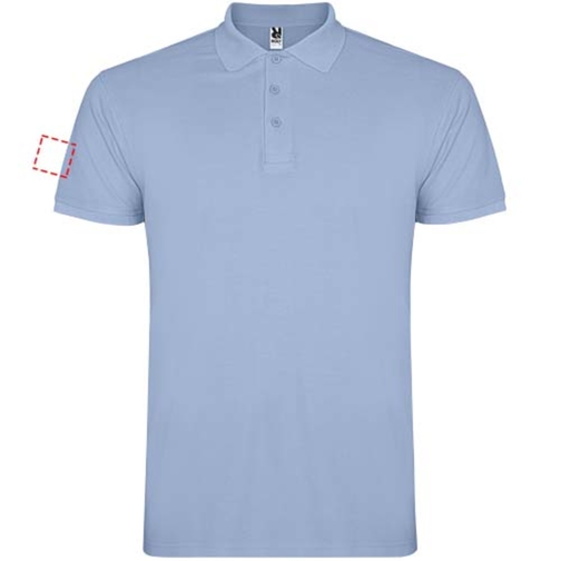 Star Poloshirt Für Kinder , himmelblau, Piqué Strick 100% Baumwolle, 200 g/m2, 11/12, , Bild 23