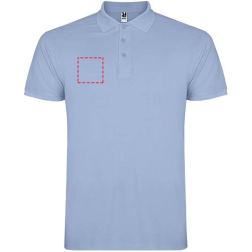 Star Poloshirt Für Kinder , himmelblau, Piqué Strick 100% Baumwolle, 200 g/m2, 11/12, , Bild 21