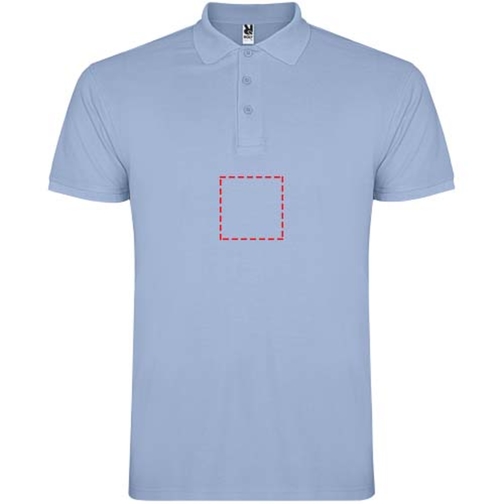 Star Poloshirt Für Kinder , himmelblau, Piqué Strick 100% Baumwolle, 200 g/m2, 11/12, , Bild 24