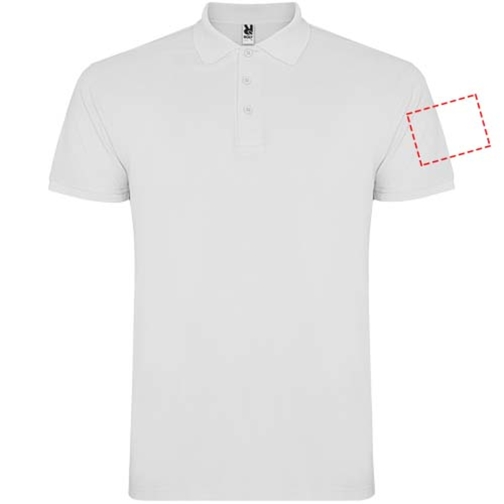 Star Poloshirt Für Kinder , weiß, Piqué Strick 100% Baumwolle, 200 g/m2, 11/12, , Bild 24