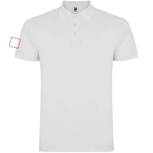 Star Poloshirt Für Kinder , weiß, Piqué Strick 100% Baumwolle, 200 g/m2, 11/12, , Bild 20