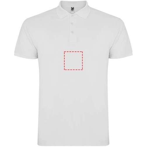 Star Poloshirt Für Kinder , weiß, Piqué Strick 100% Baumwolle, 200 g/m2, 11/12, , Bild 21