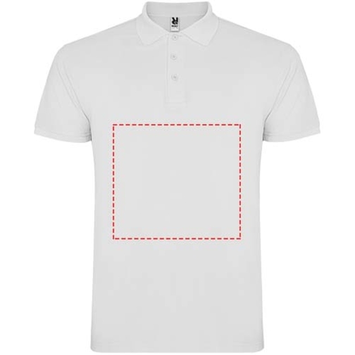 Star Poloshirt Für Kinder , weiß, Piqué Strick 100% Baumwolle, 200 g/m2, 11/12, , Bild 22