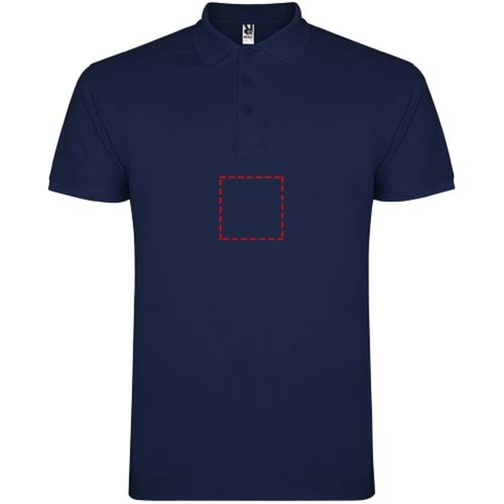 Star Poloshirt Für Kinder , navy blue, Piqué Strick 100% Baumwolle, 200 g/m2, 11/12, , Bild 22
