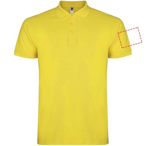 Star Poloshirt Für Kinder , gelb, Piqué Strick 100% Baumwolle, 200 g/m2, 11/12, , Bild 23