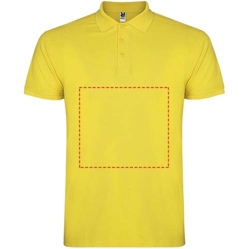 Star Poloshirt Für Kinder , gelb, Piqué Strick 100% Baumwolle, 200 g/m2, 11/12, , Bild 24
