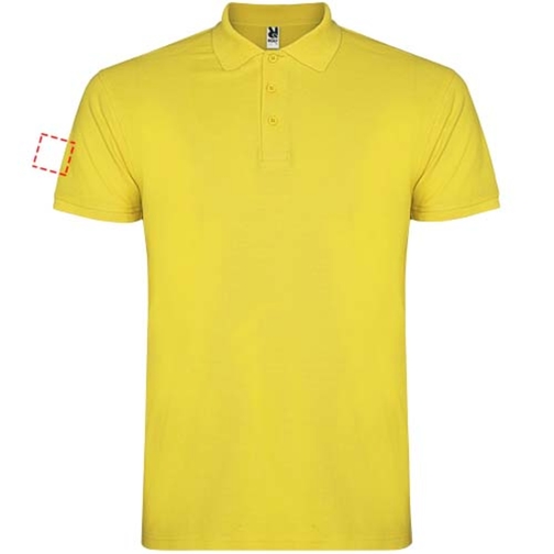Star Poloshirt Für Kinder , gelb, Piqué Strick 100% Baumwolle, 200 g/m2, 11/12, , Bild 19
